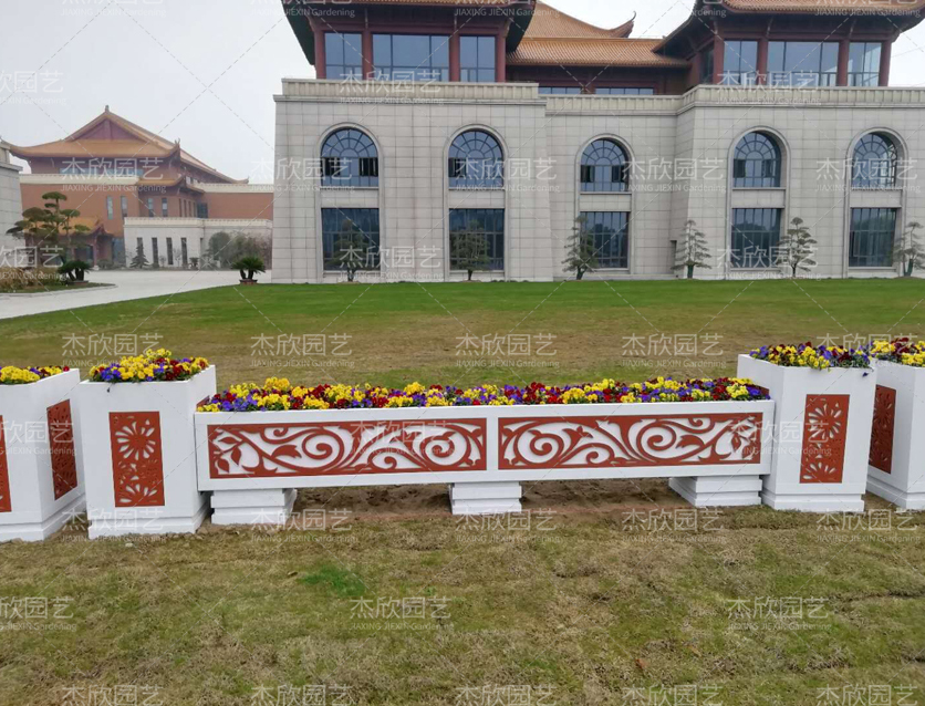 公園廣場隔離花箱江蘇案例
