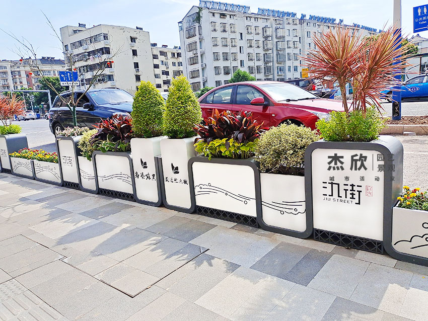 宜興城區(qū)街道花箱案例分析