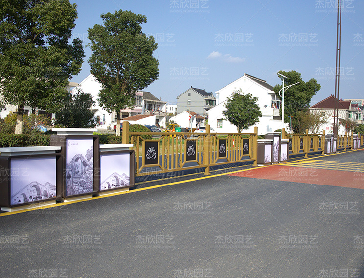 印象江南不銹鋼花箱隔離護(hù)欄